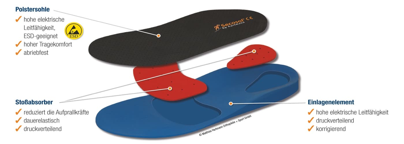 Einlage für Sicherheitsschuhe